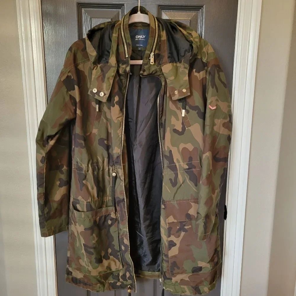 NEWΒ ONLYβMilitaryβJacketβWindbrakerβCoatβS